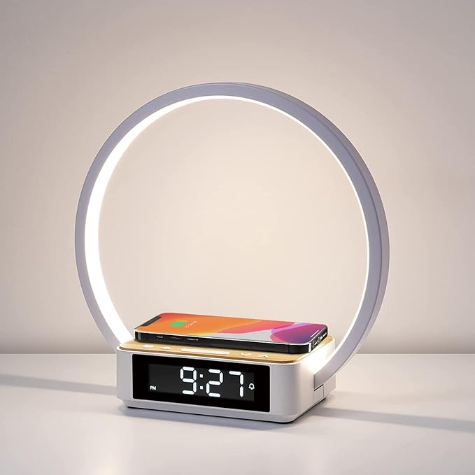 Lámpara táctil 3 en 1 para mesa de noche