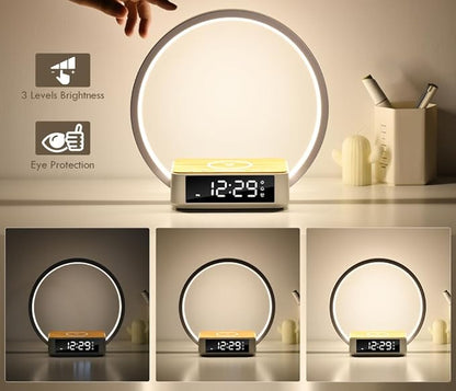 Lámpara táctil 3 en 1 para mesa de noche